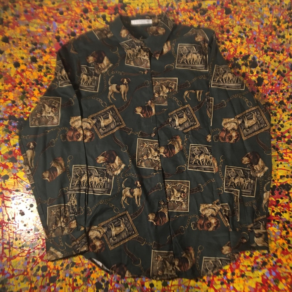 Vintage foxCroft button down